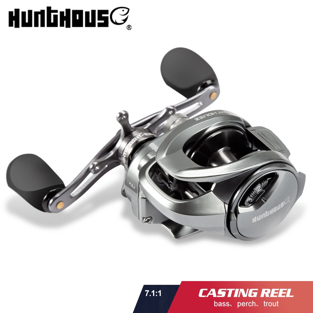 Abu Garcia Reel Max - Hunthouse ตกปลา Baitcast Reel Casting 7.1:1น้ำเค็ม