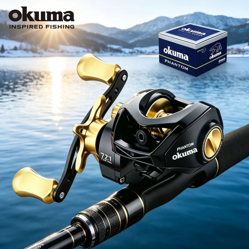 Surf Reel - รอกตกปลา OKUMA Baitcaster แรงดึงสูงสุด 18 กิโลกรัม