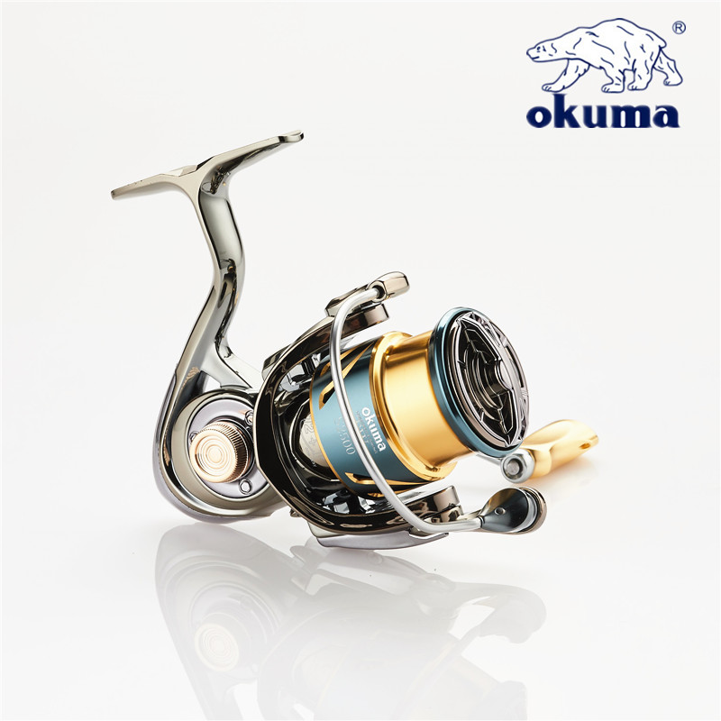 รอกตกปลาโอคุมะ ออลเมทัล 12+1BB - Surf Reel บทวิจารณ์และราคา