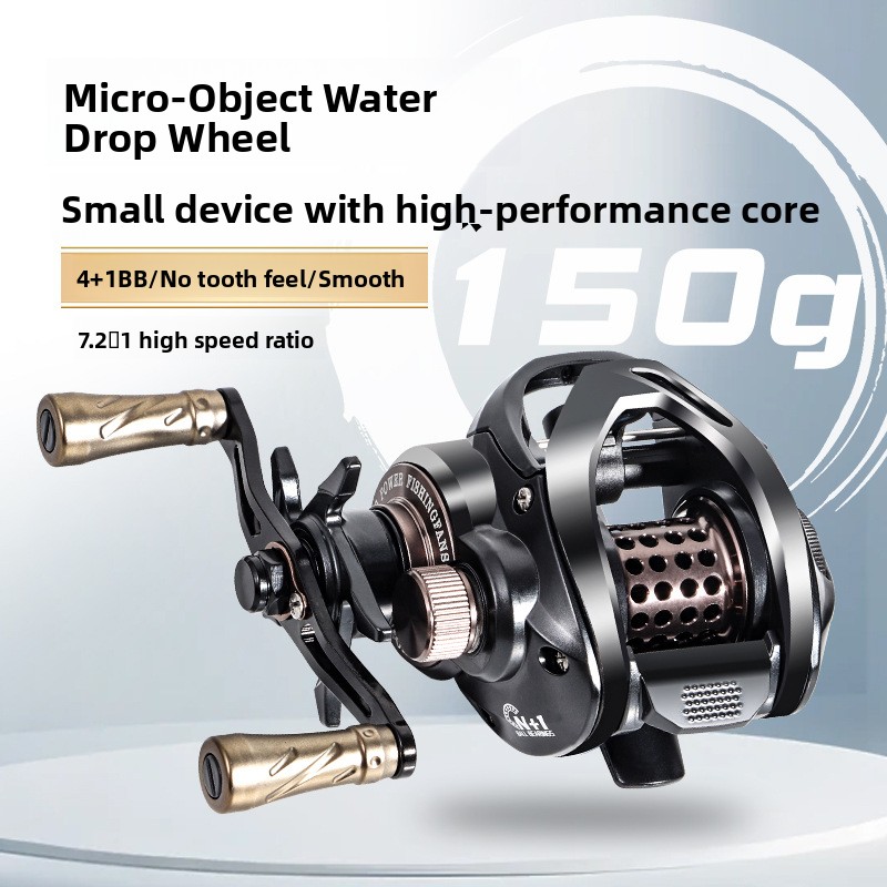 รอกตกปลาแบบหยดน้ำพร้อมแกนโลหะ  - Ice Fishing Reel บทวิจารณ์และราคา