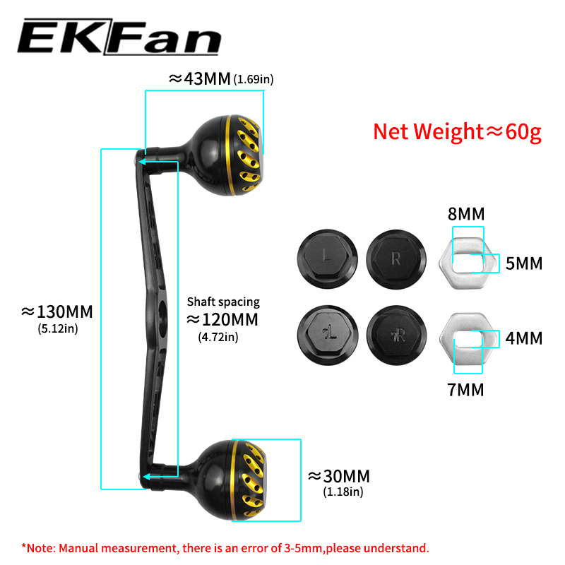 ด้ามจับรอกตกปลา EKfan ขนาด 130 - Spincast Reel บทวิจารณ์และราคา