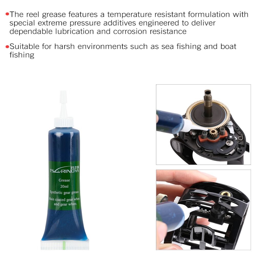 1 ชุด จาระบีสำหรับรอกตกปลาแบบห - Reel Lubricant บทวิจารณ์และราคา